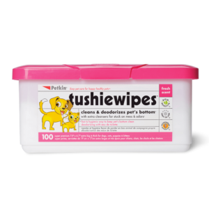 Petkin Pet Tushie Wipes - 100 Pack