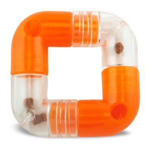 Planet Dog Link Orange Treat Dispensing Dog Toy - 6 cm