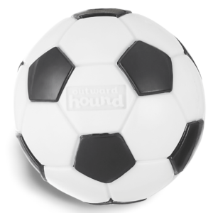 Planet Dog Soccer Ball Dog Treat Dispensing Toy White - One Size