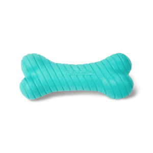 Playology Dual Layer Bone Peanut Butter Scented Dog Toy - Small