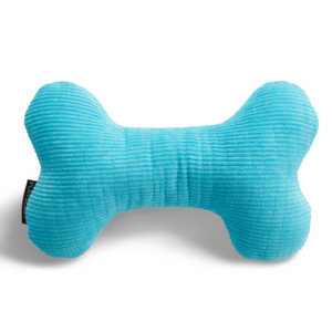 Playology Plush Bone Squeaky Dog Toy Peanut Butter Scented Dog Toy - Medium