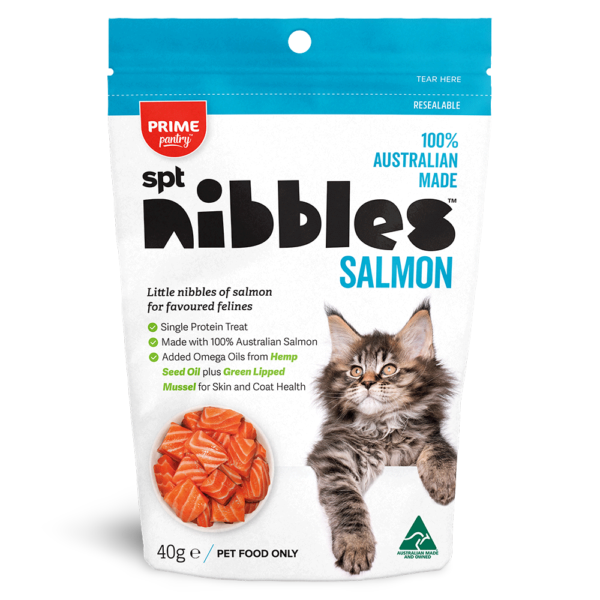 Prime100 Prime Pantry Nibbles Salmon Cat & Kitten Treats