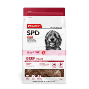 Prime100 SPD Beef Prime Cut Dog Treats - 100g
