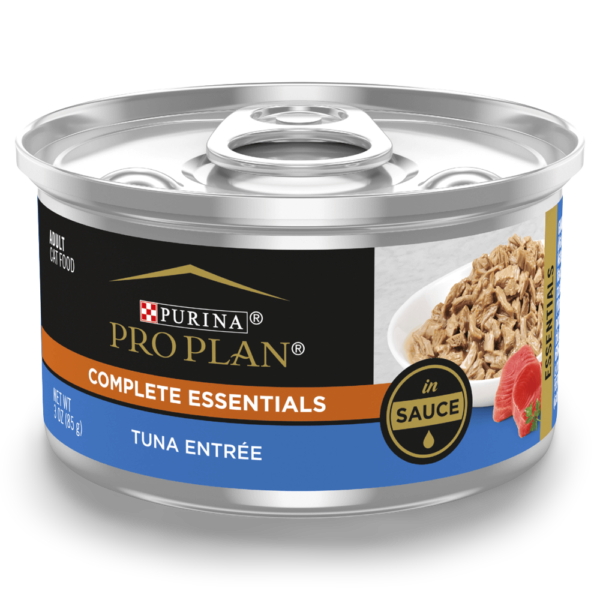 Pro Plan Tuna Entree in Sauce Adult Wet Cat Food Can – 24 x 85g