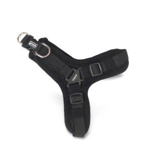 Puppia Soft Dog X Harness in Black - Small