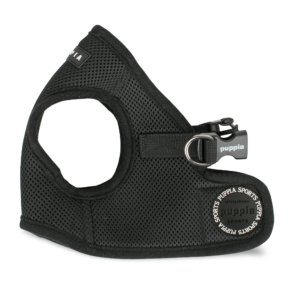 Puppia Soft Vest Padded Dog Harness In Black - Small