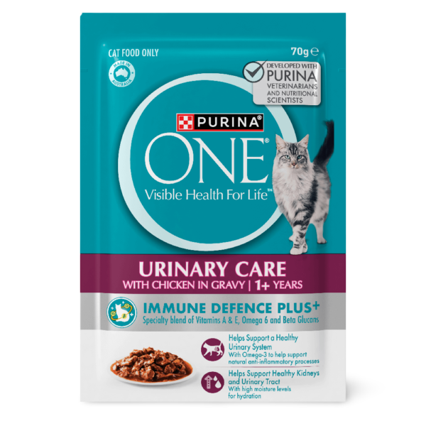 Purina One Urinary Care Chicken in Gravy Adult Wet Cat Food Pouches