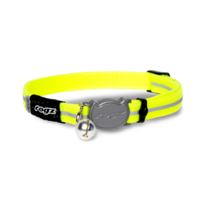 Rogz Safeloc Alley Cat Collar in Yellow - 11mm