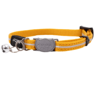 Rogz Safeloc Alley Cat Collar in Gold - Small