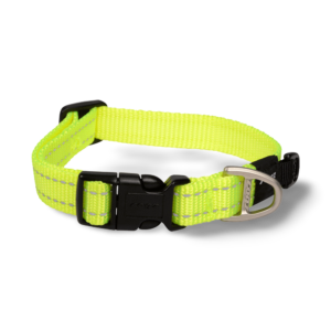 Rogz Classic Dog Collar in Dayglow Yellow - X Small