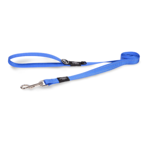 Rogz Classic Reflective Dog Lead in Blue - Medium
