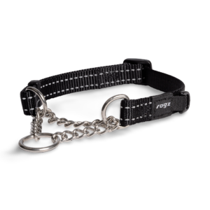 Rogz Obedience Dog Collar in Black - Large