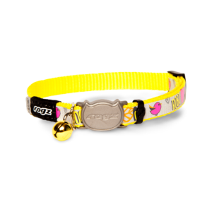 Rogz Reflectocat Cat Collar Safeloc Yellow - 11mm