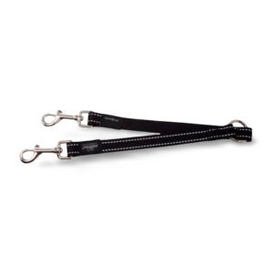 Rogz Dog Lead Splitter in Black - Medium
