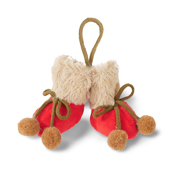 Rosewood Catnip Christmas Booties Cat Toy – each