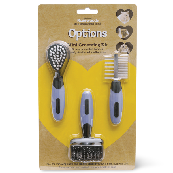 Rosewood Mini Grooming Set For Small Pets – One Size