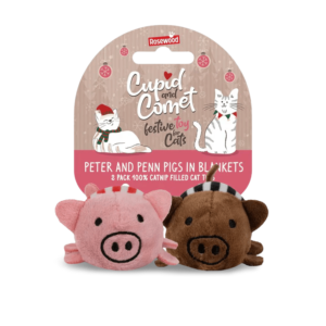 Rosewood Peter And Penn Pigs In Blankets Cat Toy - One Size