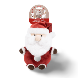 Rosewood Sylvester Santa Dog Toy - One Size