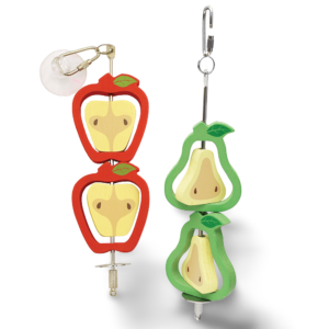 Rosewood Woodies Fruity Spinners Small Animal Toy - One Size