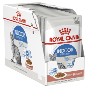 Royal Canin Indoor Adult Gravy Wet Cat Food Pouches - 12 x 85g
