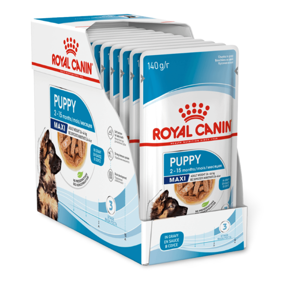 Royal Canin Maxi Puppy Wet Dog Food Pouches