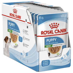 Royal Canin Mini Puppy Wet Dog Food Pouches - 12 x 85g