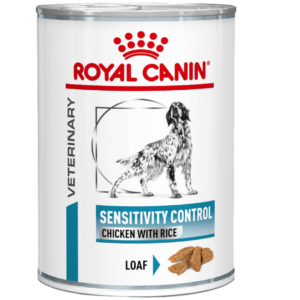 Royal Canin Veterinary Diet Sensitivity Control Chicken and Rice Wet Dog Food Can - 12 x 410g