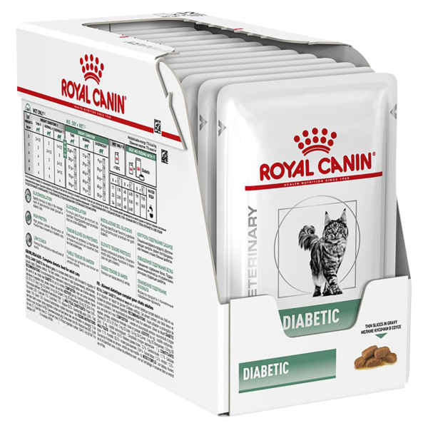 Royal Canin Veterinary Diet Diabetic Wet Cat Food Pouches