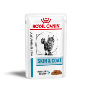 Royal Canin Veterinary Diet Skin Support Adult Wet Cat Food Pouches - 12 x 85g