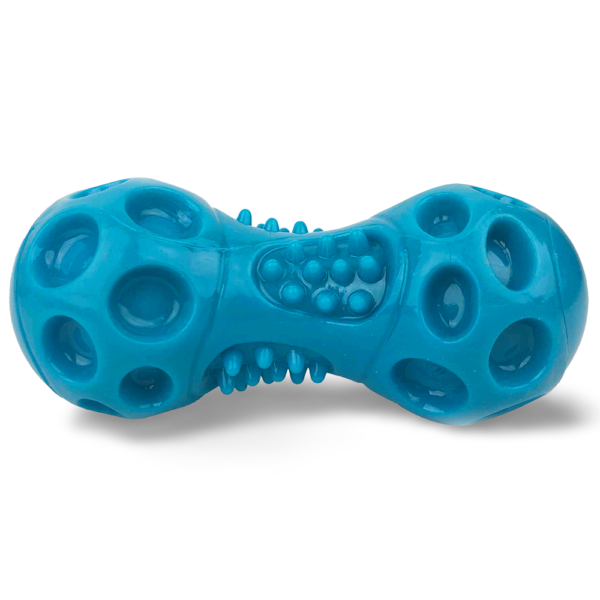 Ruff Play Durable Sq Dumbell Chew Dog Toy – One Size