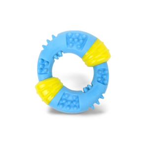 Ruff Play Dog Toy Foam Tpr Sq Orbit Ring - One Size