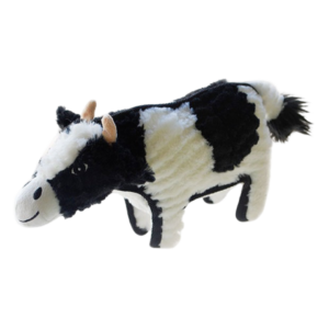 Ruff Play Dog Toy Plush Tuff Cow - One Size
