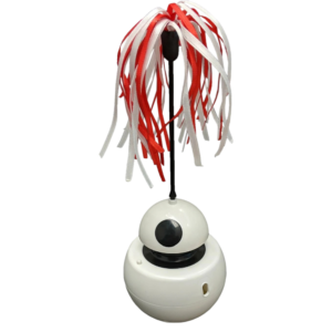 Paws For Life 3 In 1 Robot Cat Toy with Laser and Ribbon Wand - One Size