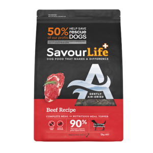Savourlife Air Dried Beef Adult Dry Dog Food - 1kg