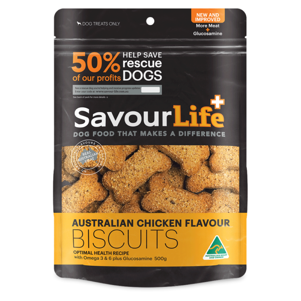 Savourlife Chicken Flavoured Biscuit Treats for Dogs
