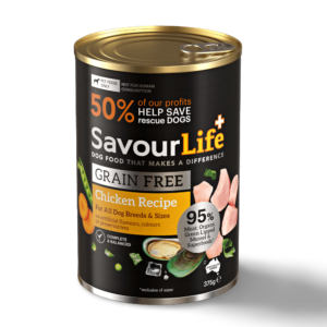 Savourlife Chicken Grain Free Adult Wet Dog Food Cans - 12 x 375g