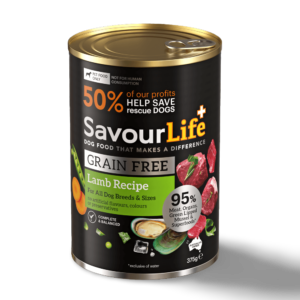 Savourlife Lamb Grain Free Adult Wet Dog Food Cans - 12 x 375g