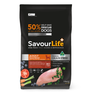 Savourlife Chicken Grain Free Small Breed Adult Dry Dog Food - 2.5kg
