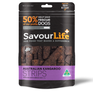 Savourlife Kangaroo Strip Dog Treats - 165g