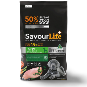 Savourlife Australian Chicken Large Breed Grain Free Puppy Dry Dog Food - 15kg