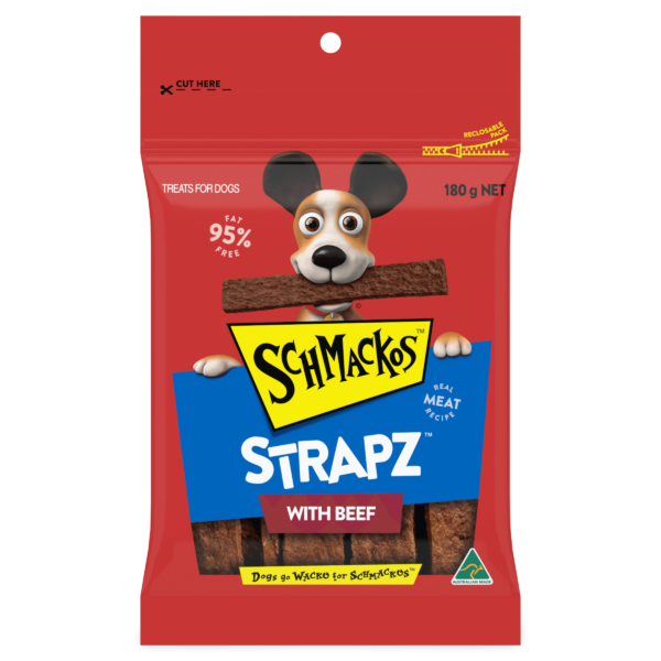 Schmackos Strapz Beef Flavour Dog Treats