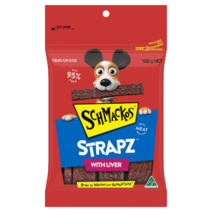Schmackos Strapz Liver Flavour Dog Treats - 500g