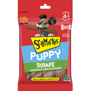 Schmackos Strapz Puppy Chicken Recipe And Milk Flavour Dog Treats - 200g