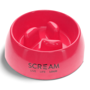 Scream Pet Bowl Slow Down Pillar Loud Pink - 200mL