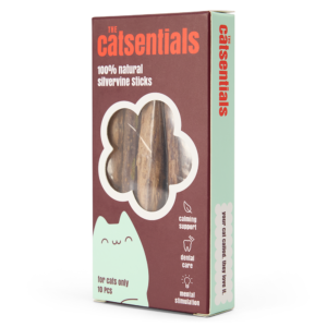 The Catsentials Silvervine Sticks Cat Toy - 10 pack