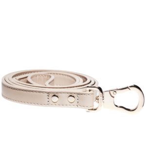St Argo Vegan Leather Dog Lead in Taupe - One Size