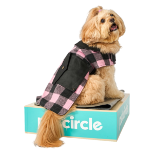 Swanndri Classic Wool Pink Dog Coat - medium
