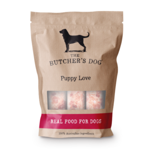 The Butchers Dog Puppy Love Beef & Chicken Frozen Raw Dog Food - 6 x 250g