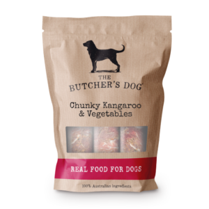 The Butchers Dog Kangaroo & Vegetable Adult Frozen Raw Dog Food - 6 x 250g