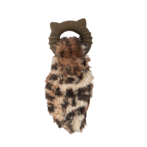 The Catsentials Compressed Catnip Head With Furry Tail Cat Toy - One Size